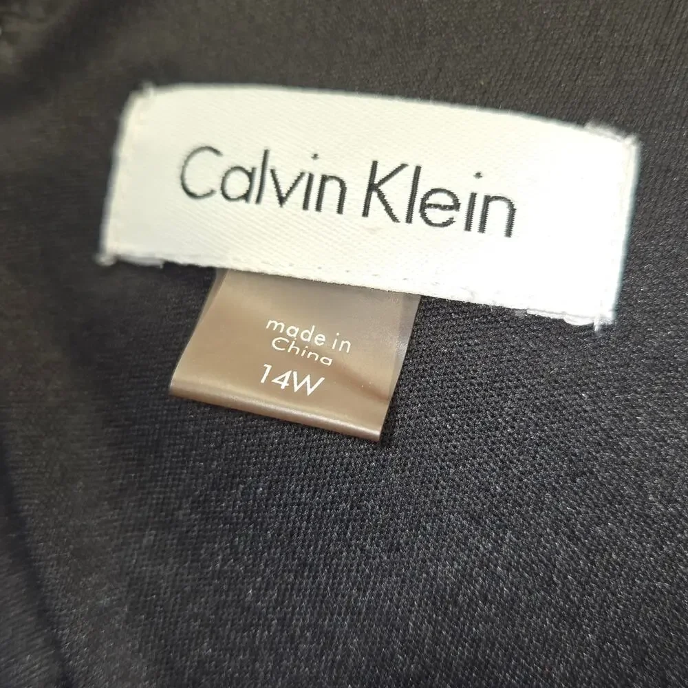 Calvin Klein Womens Size 14W Dress Knee Length Date Night Event Holiday Prom NYE